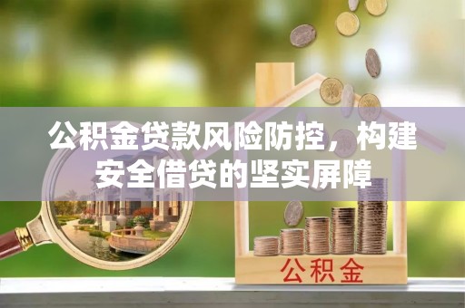 杨陵公积金贷款风险防控，构建安全借贷的坚实屏障