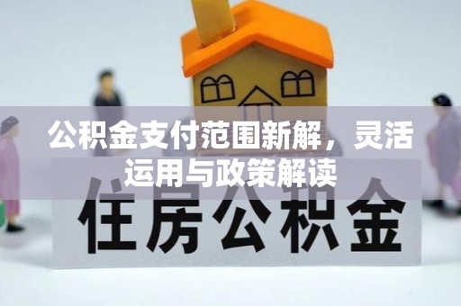 杨陵公积金支付范围新解，灵活运用与政策解读
