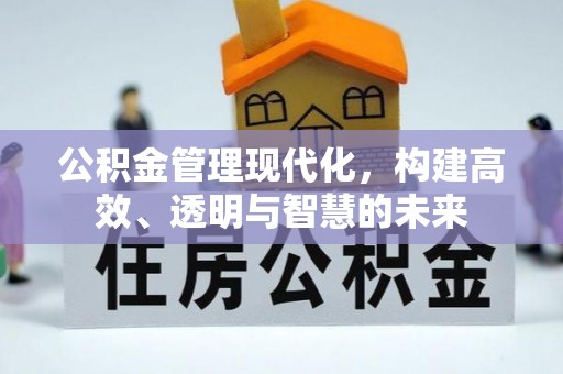 杨陵公积金管理现代化，构建高效、透明与智慧的未来