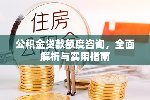 杨陵公积金贷款额度咨询，全面解析与实用指南