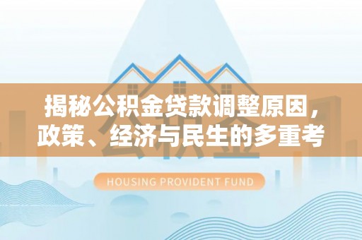 杨陵揭秘公积金贷款调整原因，政策、经济与民生的多重考量