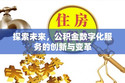 杨陵探索未来，公积金数字化服务的创新与变革