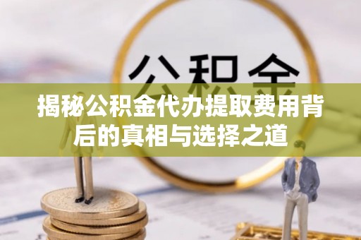 杨陵揭秘公积金代办提取费用背后的真相与选择之道