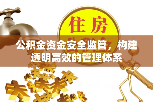 杨陵公积金资金安全监管，构建透明高效的管理体系