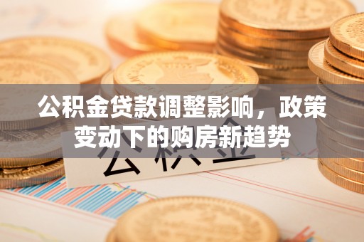 杨陵公积金贷款调整影响，政策变动下的购房新趋势