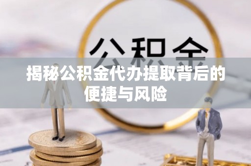 杨陵揭秘公积金代办提取背后的便捷与风险