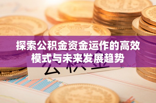 杨陵探索公积金资金运作的高效模式与未来发展趋势