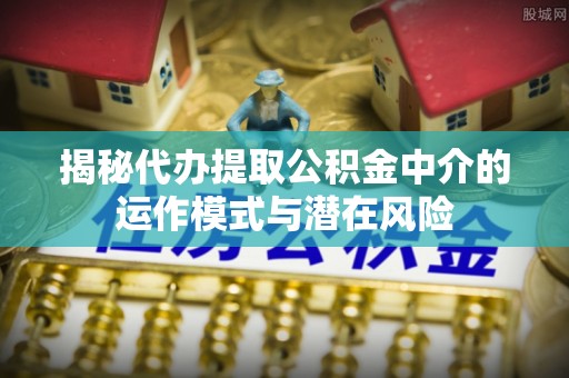 杨陵揭秘代办提取公积金中介的运作模式与潜在风险
