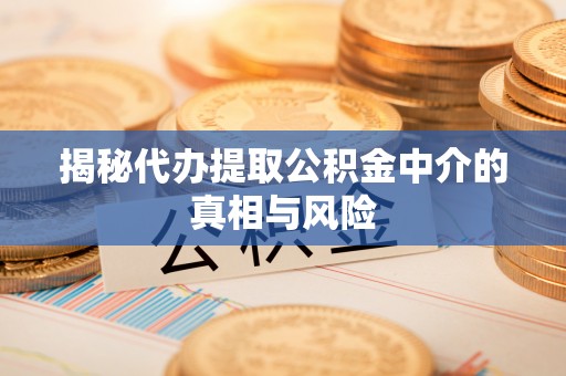 杨陵揭秘代办提取公积金中介的真相与风险