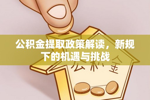杨陵公积金提取政策解读，新规下的机遇与挑战