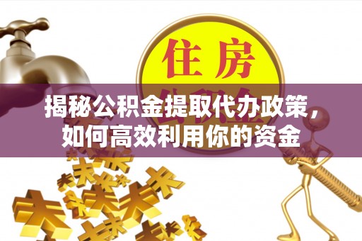 杨陵揭秘公积金提取代办政策，如何高效利用你的资金